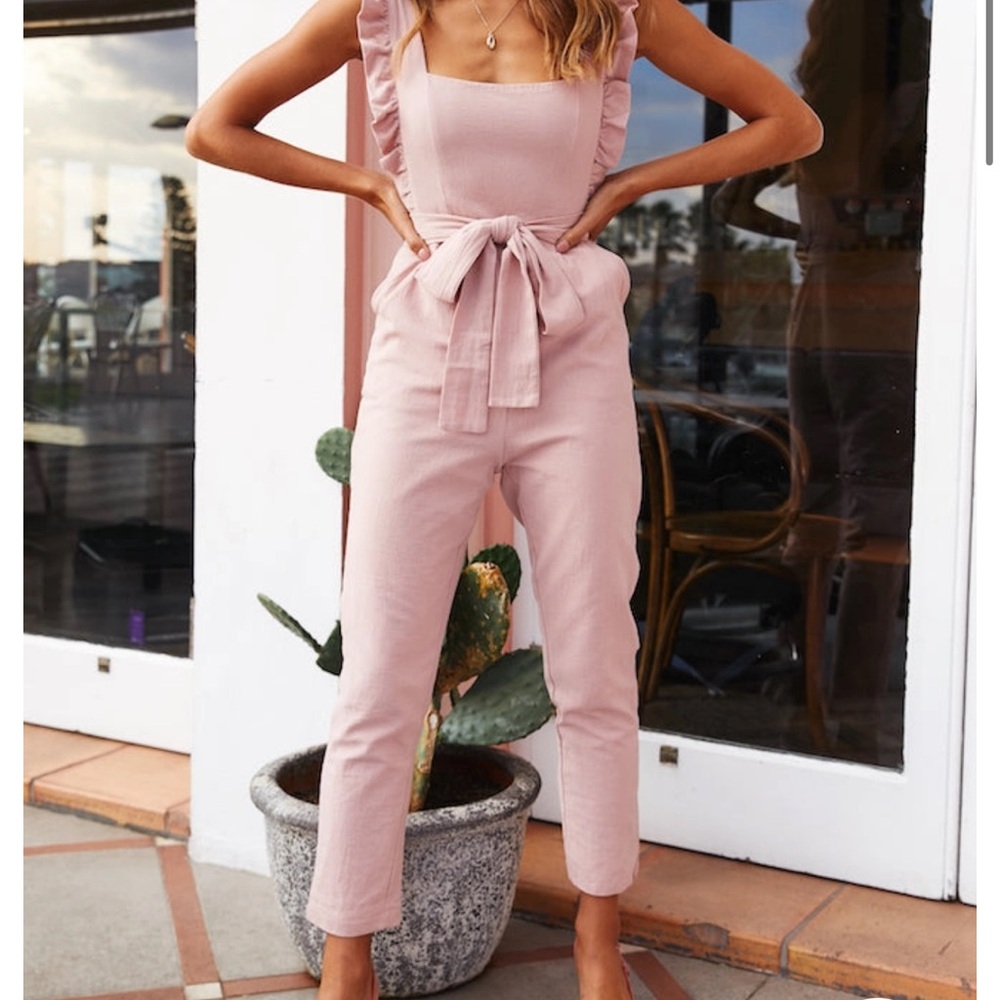 HELLO MOLLY Cropped Jumpsuit size S